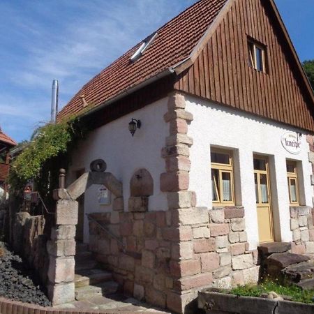 Ferienhaus Zur Kleinen Kneipe Fladungen Exteriör bild